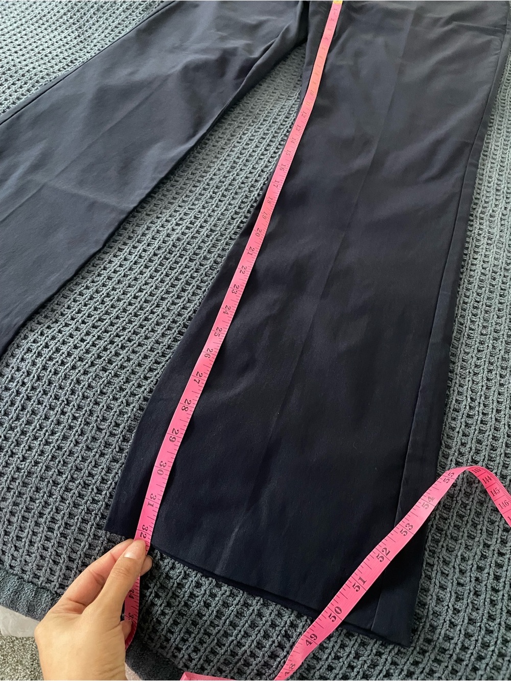 Violets & Roses | Women’s High Rise Straight Pant | Work Pants in Navy | NWT - Picture 15 of 15
